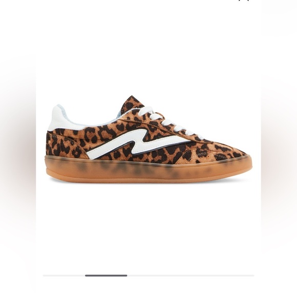 Madden Girl Giia Leopard Print Sneakers - Picture 2 of 10